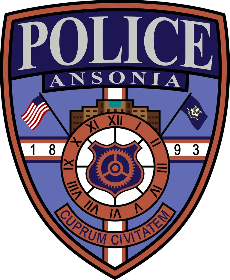 The official logo/ uniform patch of the Ansonia Police Department.