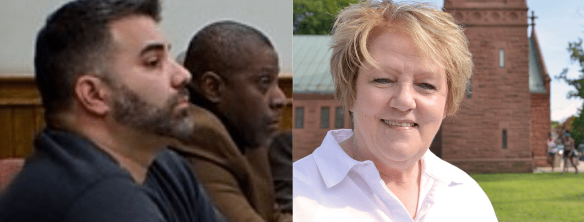 Ansonia Alderman Tony Mammone, Town/City Clerk Beth Lynch