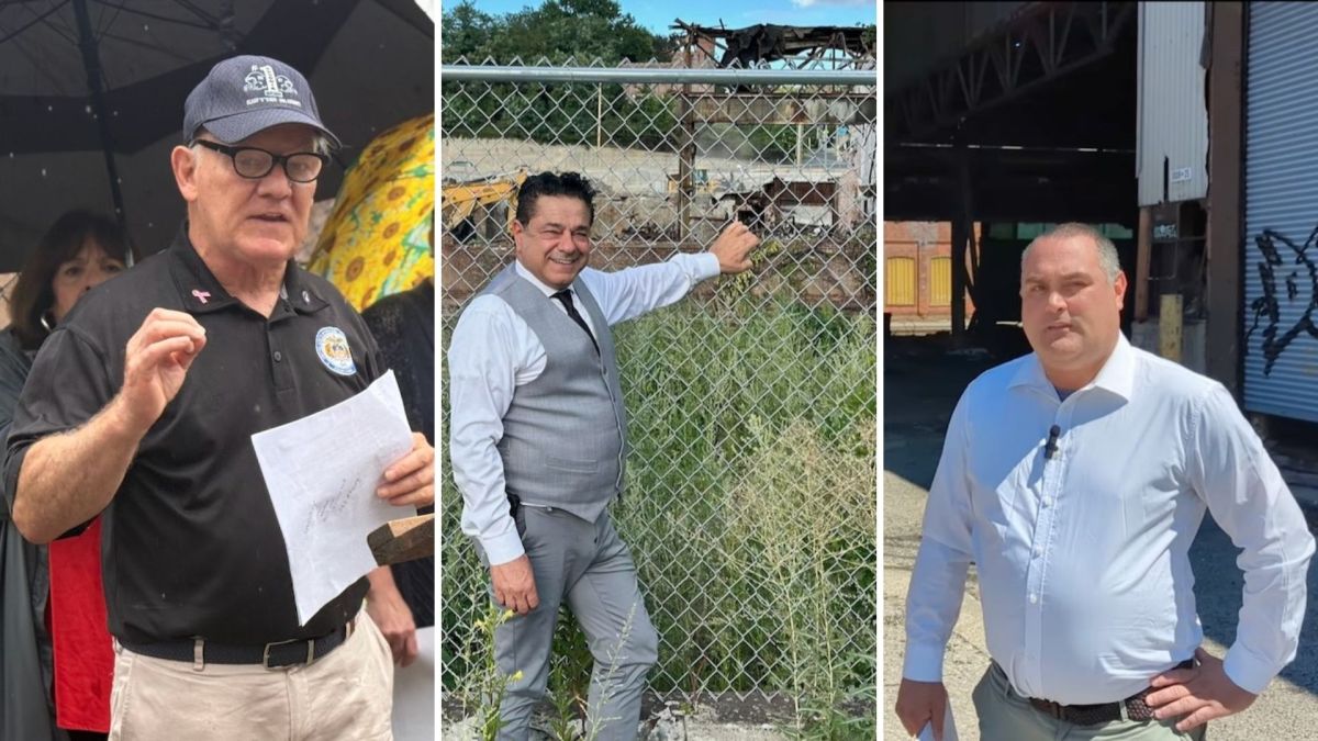 Mayor candidates Frank Tyszka, David Cassetti, Tom Egan