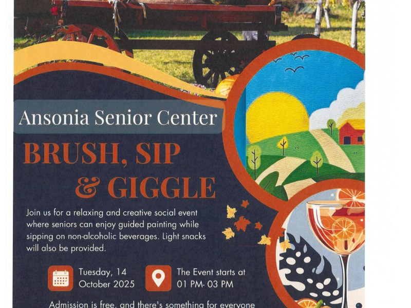 Ansonia Senior Center event flyer