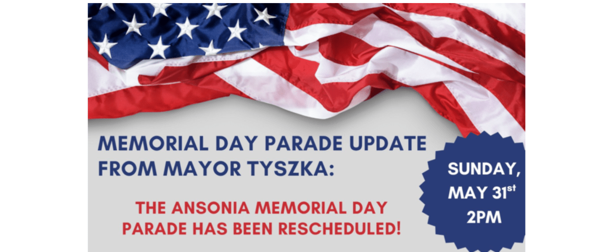 Update: Ansonia Memorial Day Parade Goes From Cancelled To Rescheduled