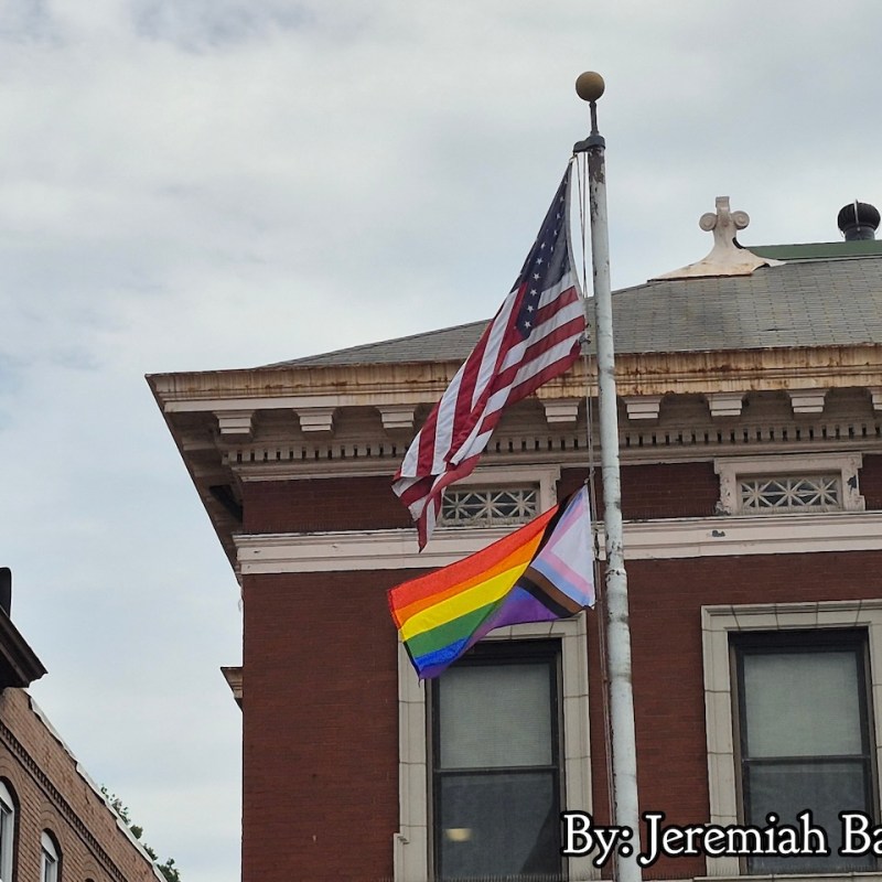In Photos: Ansonia Raises Pride Flag
