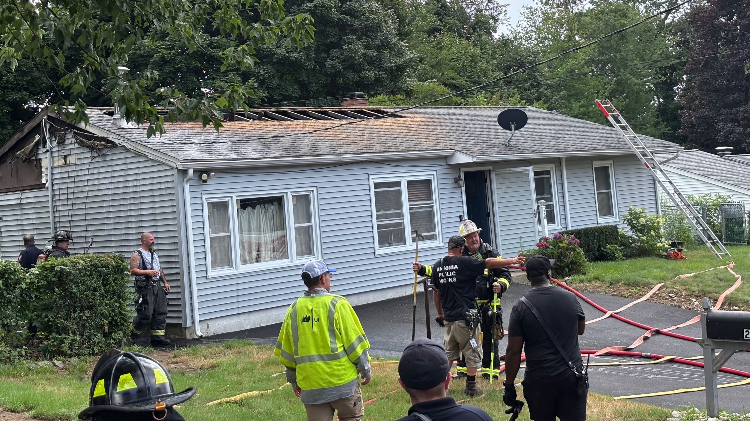 No Injuries Reported In Ansonia House Fire