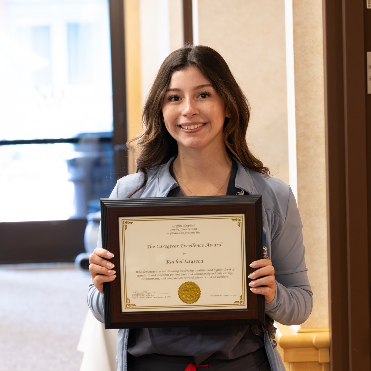 Griffin Hospital Awards Seymour, Naugatuck Staff