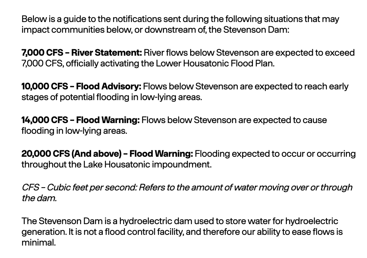 UPDATE: First Light Energy Issues River Flow Alerts