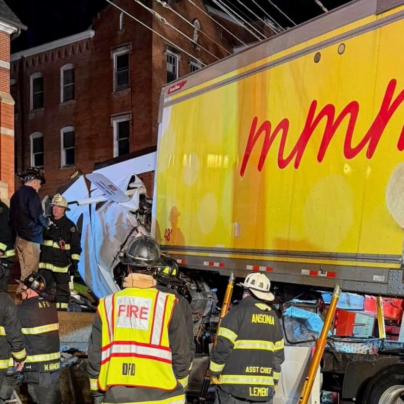 Truck Driver Ticketed After Derby Wreck For Failing To Stay In Lane