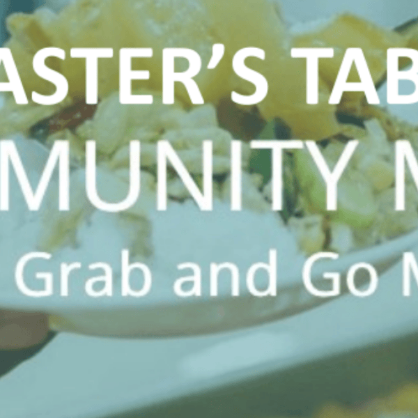 Master’s Table Community Meal Dates