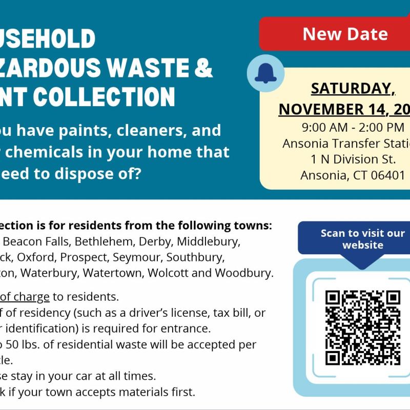 New Date Household Hazardous Waste And Paint Collection